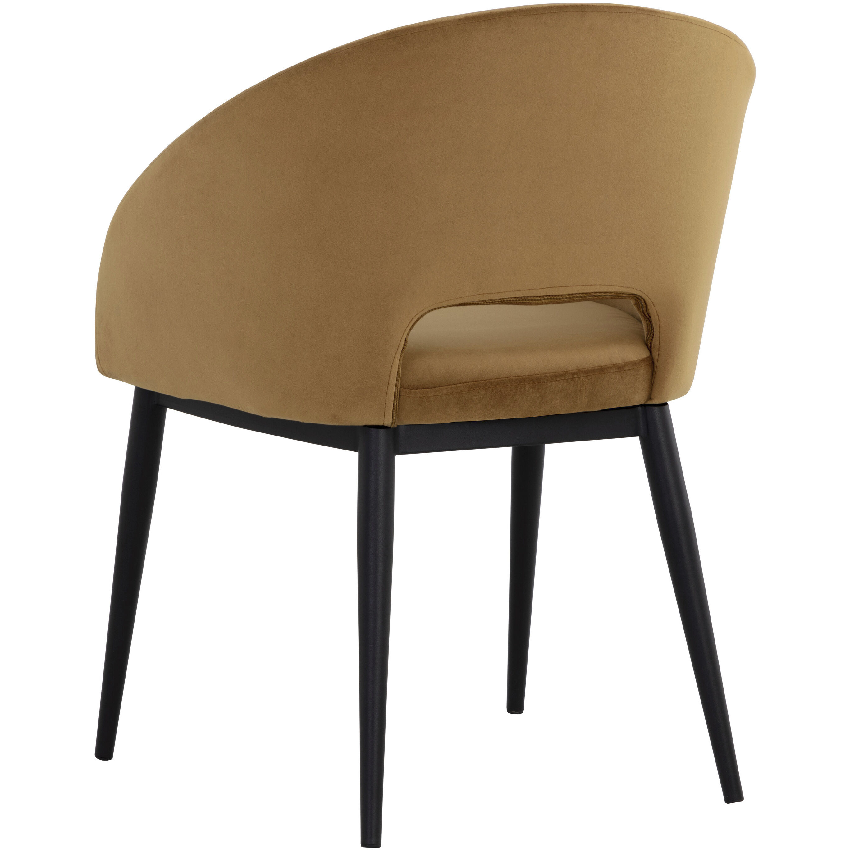 Thatcher Black / Gold Sky Dining Armchair